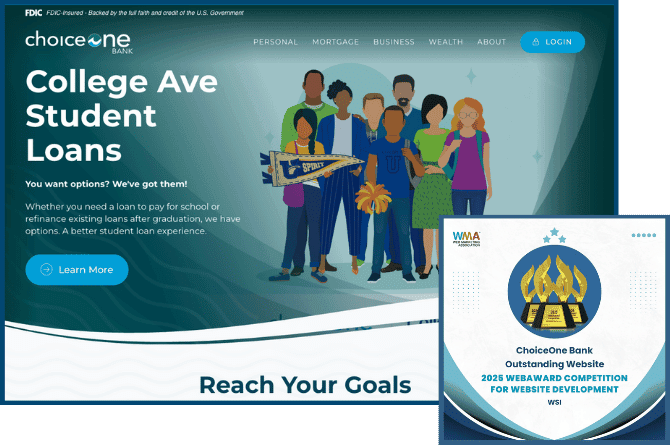 Choice One Bank Award